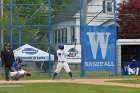 Baseball vs CGA  Wheaton College Baseball vs Coast Guard Academy during game one of the NEWMAC semi-finals playoffs. - (Photo by Keith Nordstrom) : Wheaton, baseball, NEWMAC
